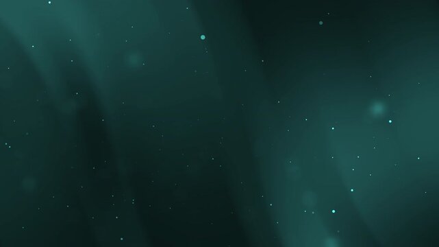 4K Abstract Emerald Green Cinematic Particle Motion Background Loop for Video Overlay. Concept Animation for Organic Wellness Branding, Luxury Presentation and Motion Design Templates