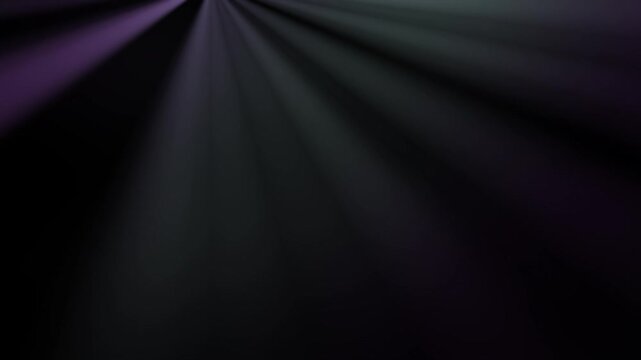 Abstract dark background with light rays and purple glow effect.