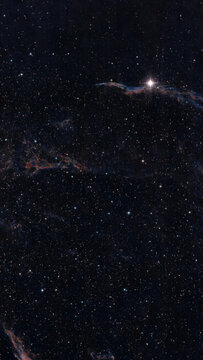 Nebula Amidst a Starry Sky NGC 6960