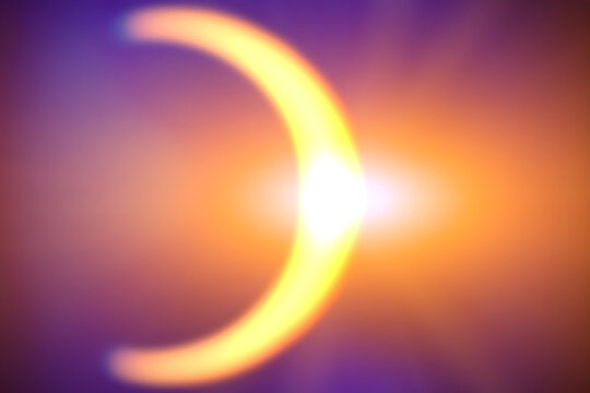 Eclipsed Crescent Awakening in a Radiant Cosmic Dawn