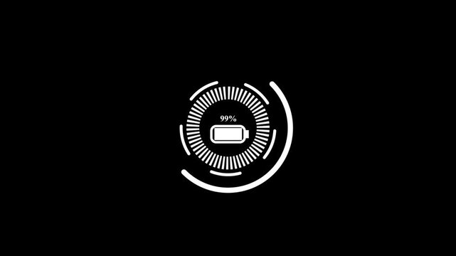 Animation of scope scanning with padlock icon over transparent background
