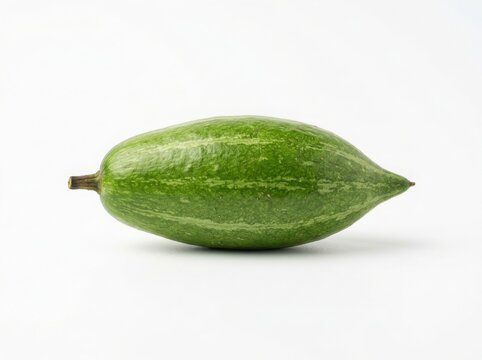 Fresh chayote squash on white background healthy vegetable produce