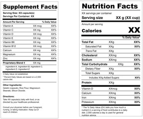 Fototapeta premium nutrition facts template,supplement facts,nutrition facts Label,nutritional information calculator,twisted tea calories,nutrition label 