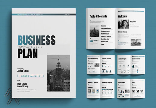 Business Plan Brochure Layout