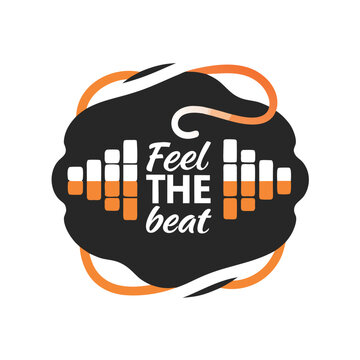 Energetic Music Design with Text and Graphic Equalizer