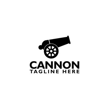 Cannon logo icon isolated on white background