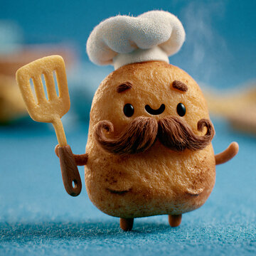 funny cartoon chef