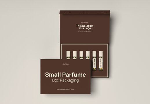 Compact Fragrance Set Mockup