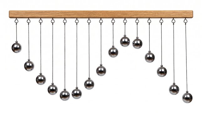 Pendulum Wave Apparatus Traveling Wave Pattern Physics Demonstration