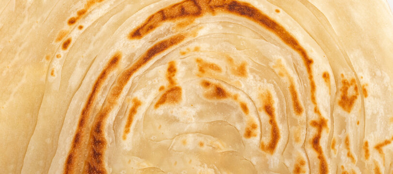 Kerala porotta known as paratha or parotta