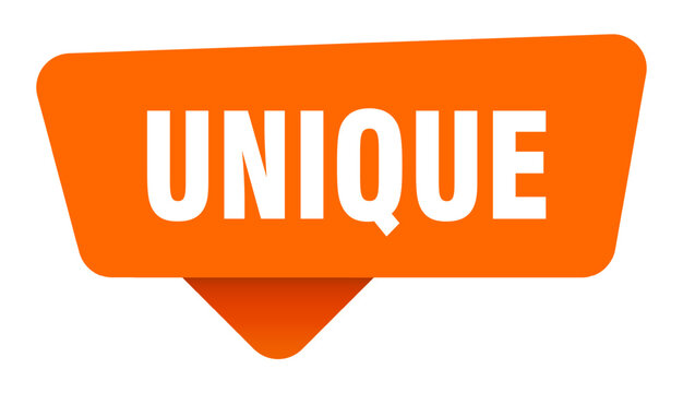 unique sticker. unique orange sign isolated on transpatent background