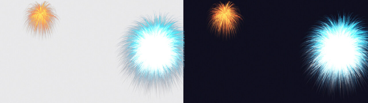 fireworks bokeh lights isolated transparent glowing blurred colorful festive celebration night event abstract overlay magic sparks out of focus illumination