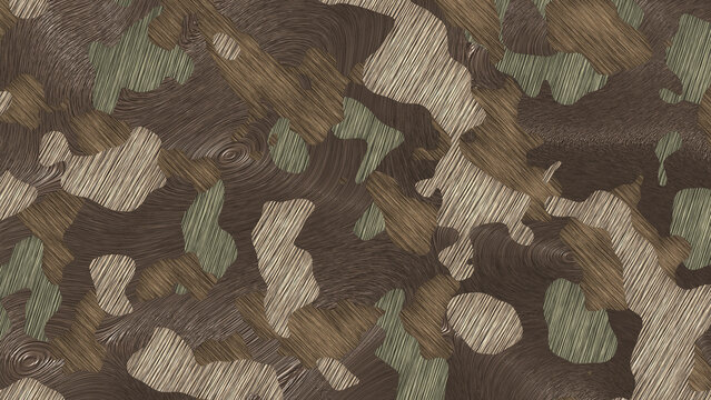 camouflage texture background military fabric brown tan green pattern army textile seamless rough material clothing backdrop combat canvas