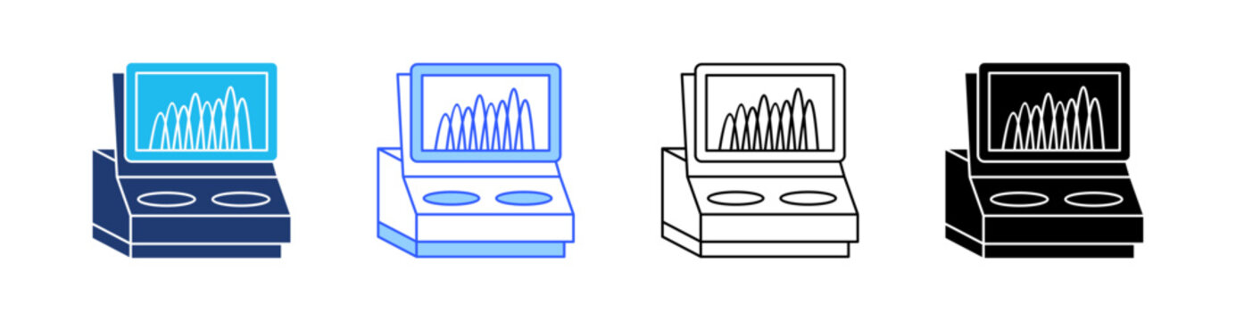 Sequencing Multiple Style Icon Set Collection Pack Web Banner Vector 