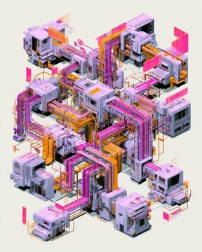 interface links productivity chart digital integration platform and workflow through automation driven coordination