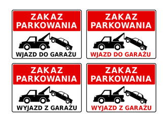 znak zakazu parkowania © robert6666