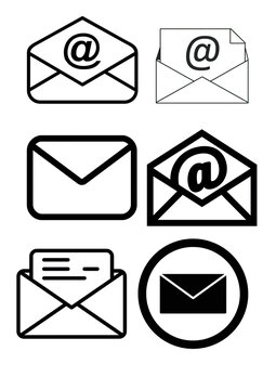 e mail icons