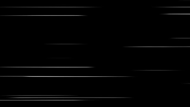 2D cartoon speed lines animation with dynamic fast motion trail and comic action effect overlay.
