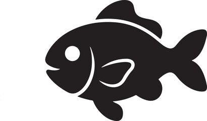 Fototapeta premium Fish Silhouette Icon