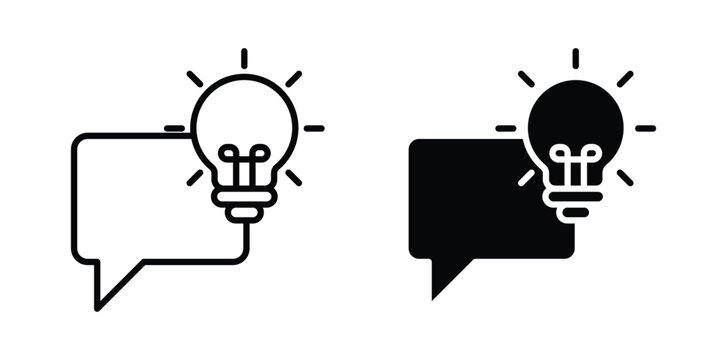 Insight icon flat pictograms series