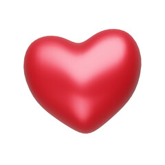 Fototapeta premium Heart Icon for Love and Favorite 3D Render