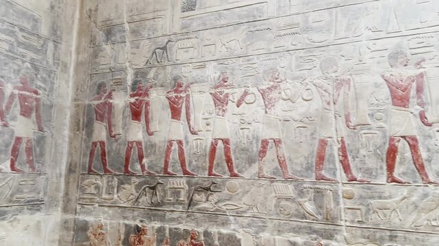 Mastaba of Kagemni, one of the noble tombs at Saqqara.