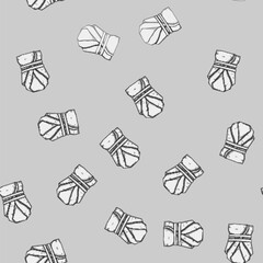 seamless pattern waffle bathrobe cartoon. terry silk, fleece hooded, unisex lightweight waffle bathrobe sign vector © PikePicture