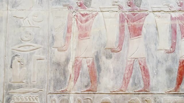 Mastaba of Kagemni, one of the noble tombs at Saqqara.