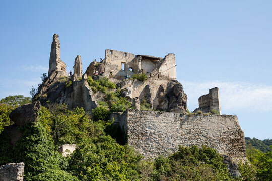 Austria, Lower Austria, Wachau, Durnstein, Durnstein castle ruins