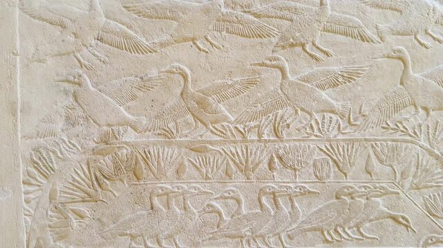 Mastaba of Kagemni, one of the noble tombs at Saqqara.