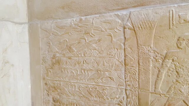 Mastaba of Kagemni, one of the noble tombs at Saqqara.