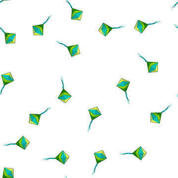 pattern air kite sky cartoon. air kite sky sign vector