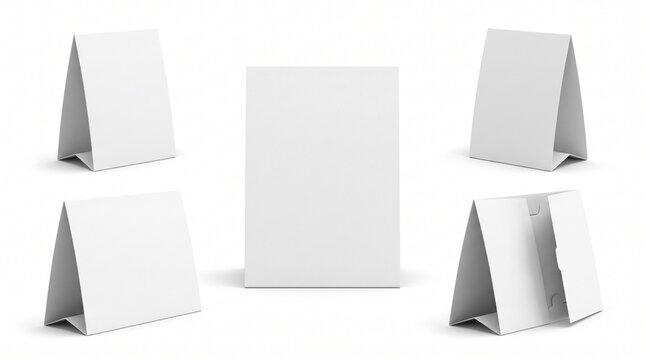 Realistic Table Tent Blank