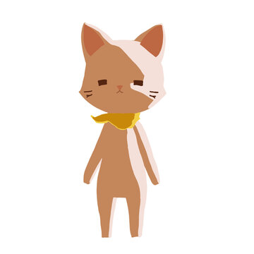 Cream cat with slayer in hie neck