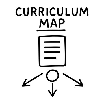 Curriculum Map Doodle Icon