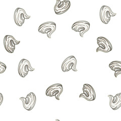 Naklejka premium pattern food meringue cartoon. decoration pie, ice milk, lemon top food meringue sign vector