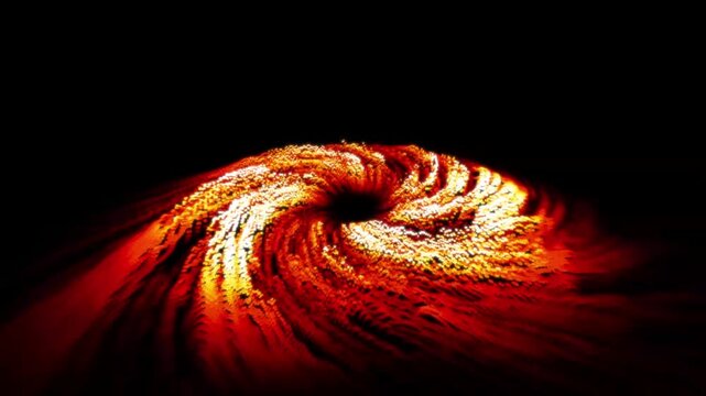 Fiery Energy Swirl Seamless Loop Motion Background