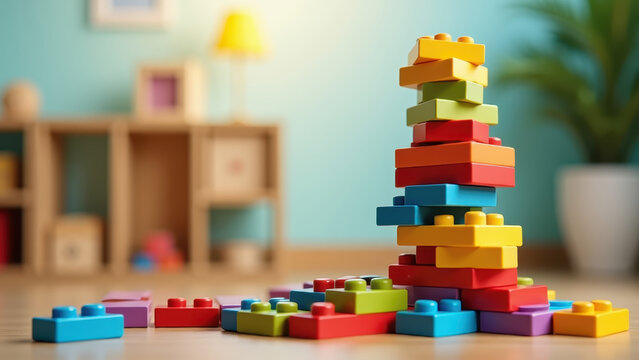 Magical blocks tower loop