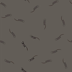 Fototapeta premium seamless pattern metal military knife cartoon. metal military knife sign vector