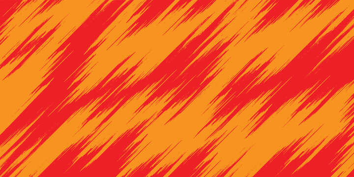 Abstract red and orange grunge brush strokes pattern background. Dynamic diagonal paint texture for sports, banner, wallpaper, poster, design.