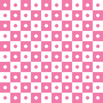 circle patren with round colors like in the picture, pink and white