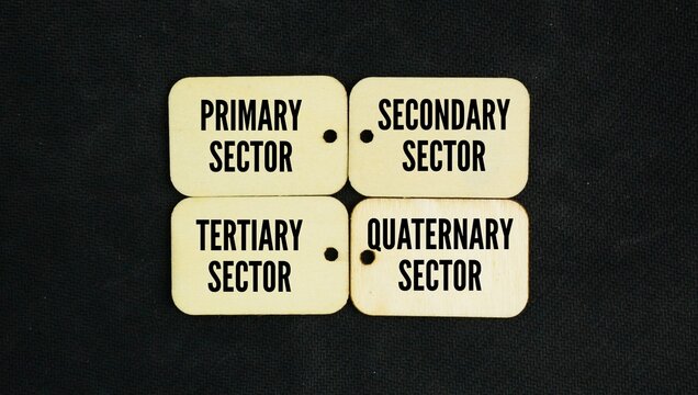Primary, secondary, tertiary, and quaternary sector word. An economy is classified into four main sectors based on the type of activity performed: extraction, manufacturing, services, and knowledge.