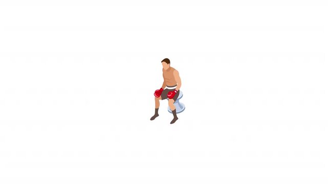 Male Boxer Resting 