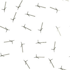 Fototapeta premium pattern farm wind turbine cartoon. electric renewable, landscape mill, eco field farm wind turbine sign vector