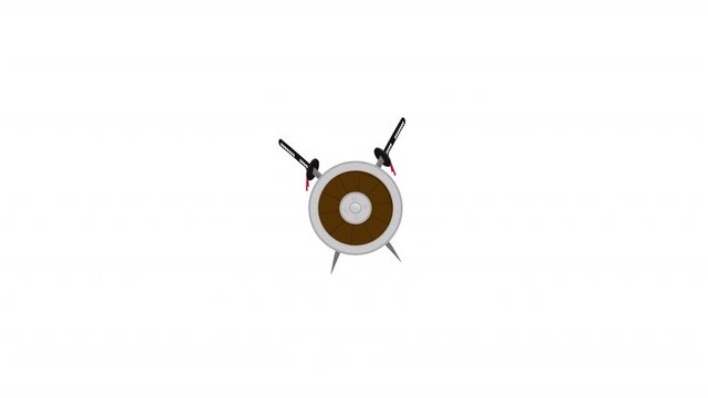 Shield Two Crossed Swords 