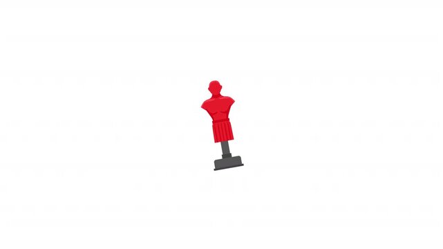 Man Shape Punching Dummy Icon