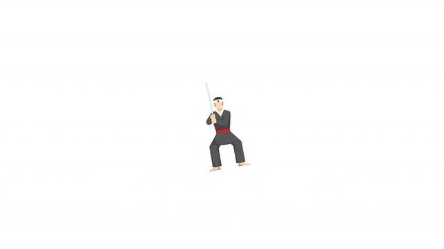 Samural In Poses