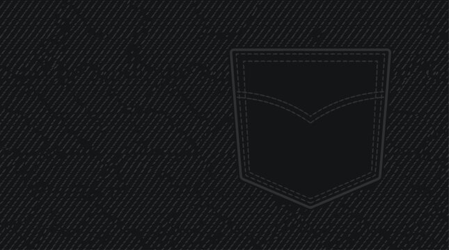 Black Denim Jeans Fabric Texture Background