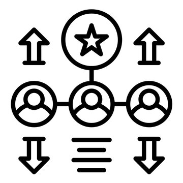 Employee Hierarchy Icon