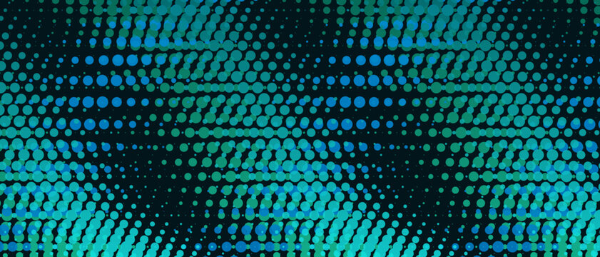 Woven halftone topography abstract geometric pattern vector illustration